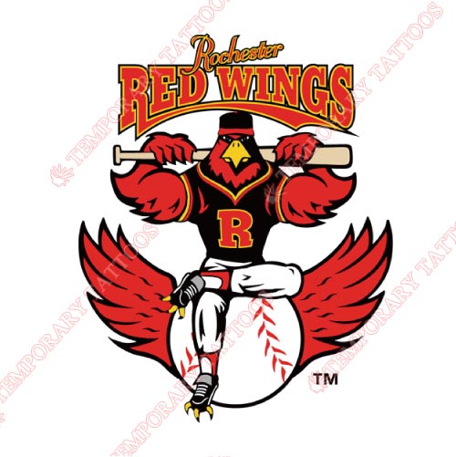 Rochester Red Wings Customize Temporary Tattoos Stickers NO.8008